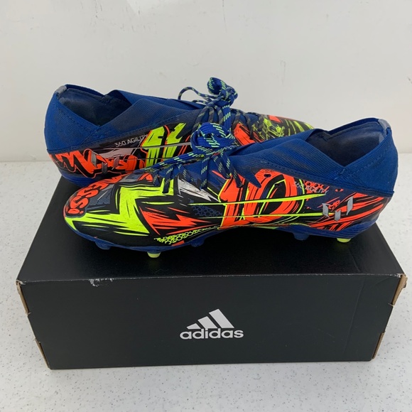Adidas Men\'s Nemeziz Messi 19.1 Firm Ground Soccer Cleats Size 6 main image 10
